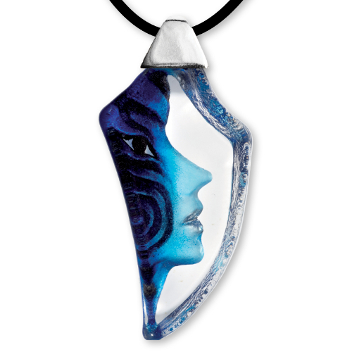 Mats Jonasson Necklace Amazona Blue