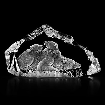 Mats Jonasson Wildlife Polar Bear w. Cubs