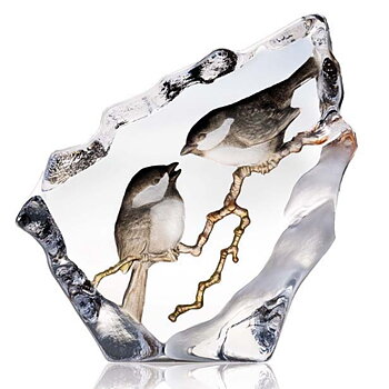 Mats Jonasson Wildlife Painted Marsh Tits