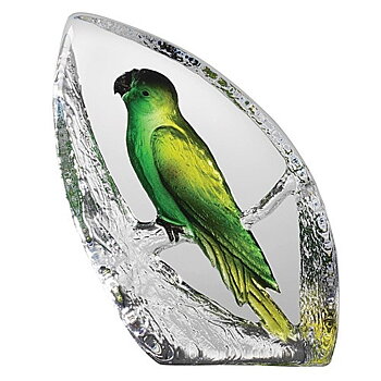 Nybro Crystal Parakeet
