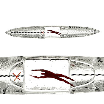 Kosta Boda Drifter Boat Clear