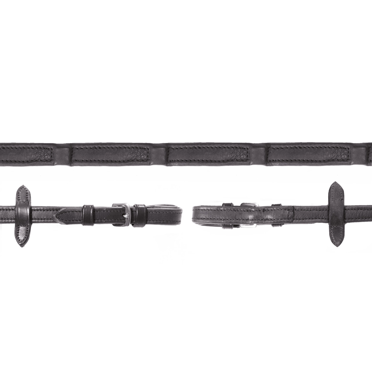 Schockemöhle Tyglar Durasoft Grip Svarta Full