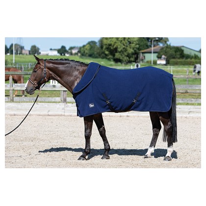 Harry´s Horse Fleecetäcke med Roll Upp Hals Blå och Svart - 3