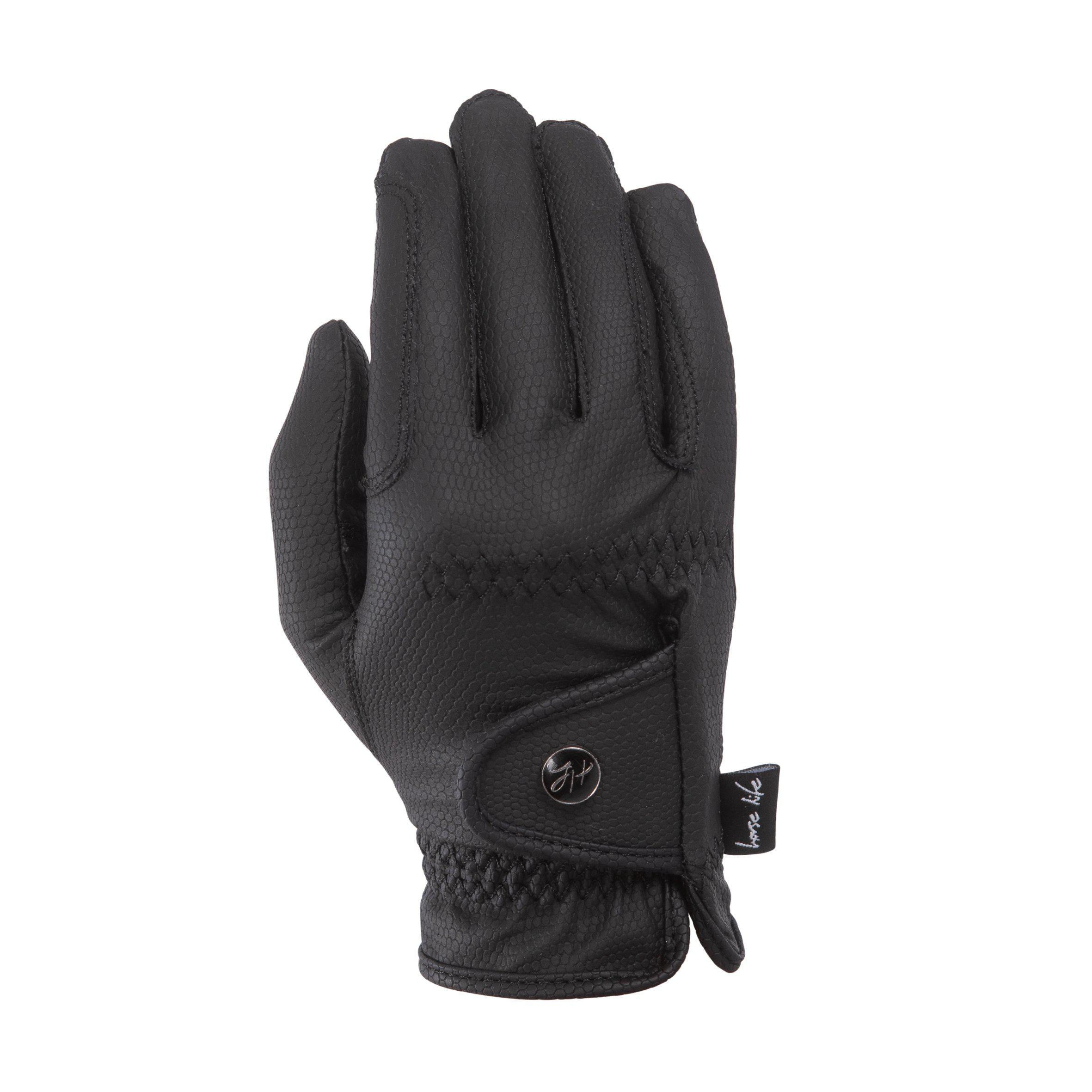 Horse Life New Soft Ridhandske Flexible Grip Svart Junior