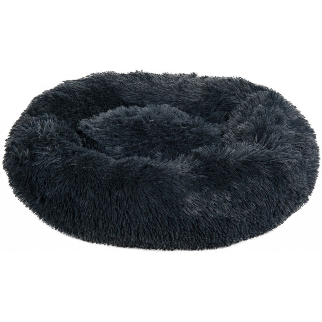 Hundbädd Fluffy Mörk Grå 100cm