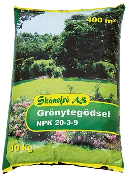Gräsgödning NPK 20-3-9, 10 kg