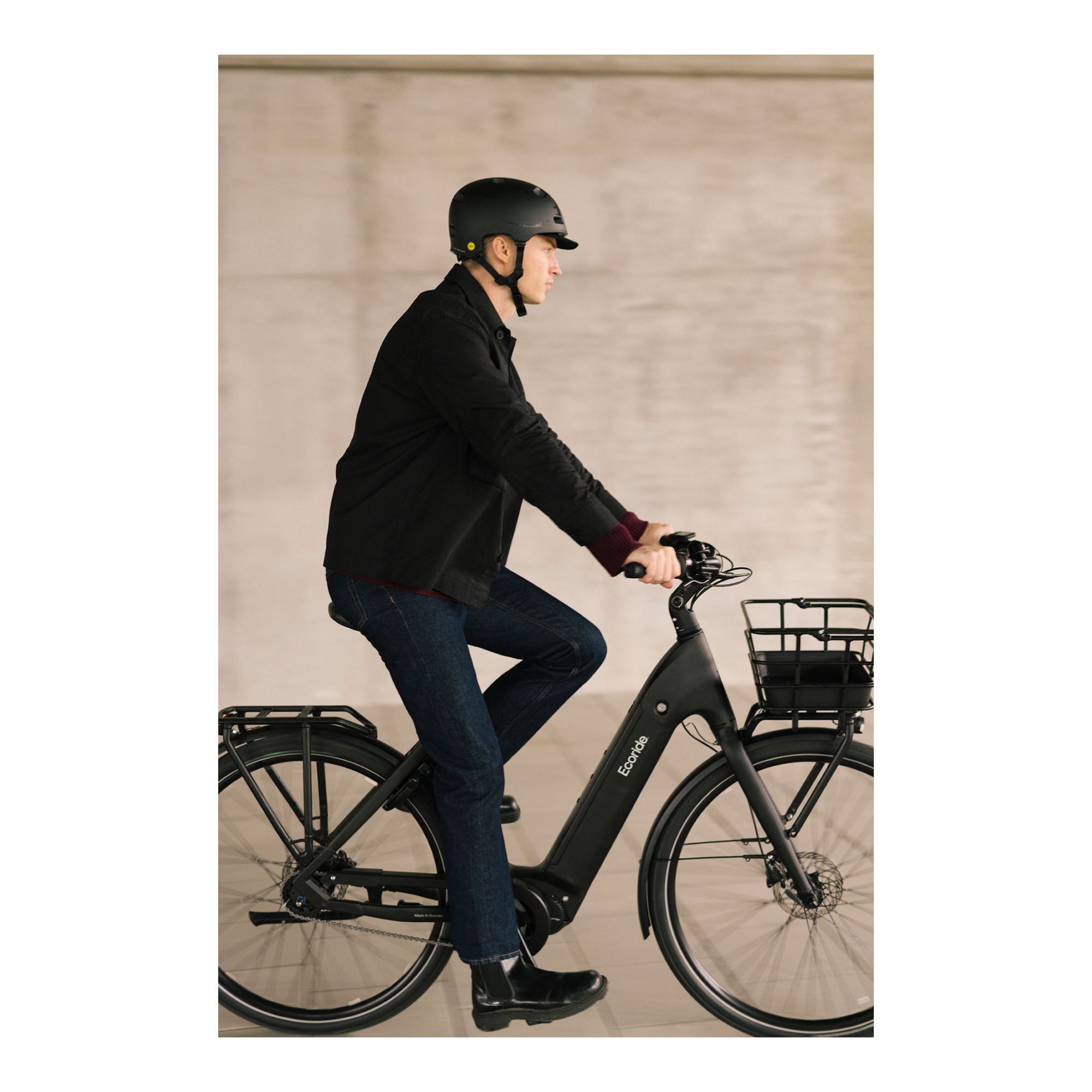 Ecoride Ambassador 4 Mittmotor, Kedja, Skivbroms Elcykel City - 4