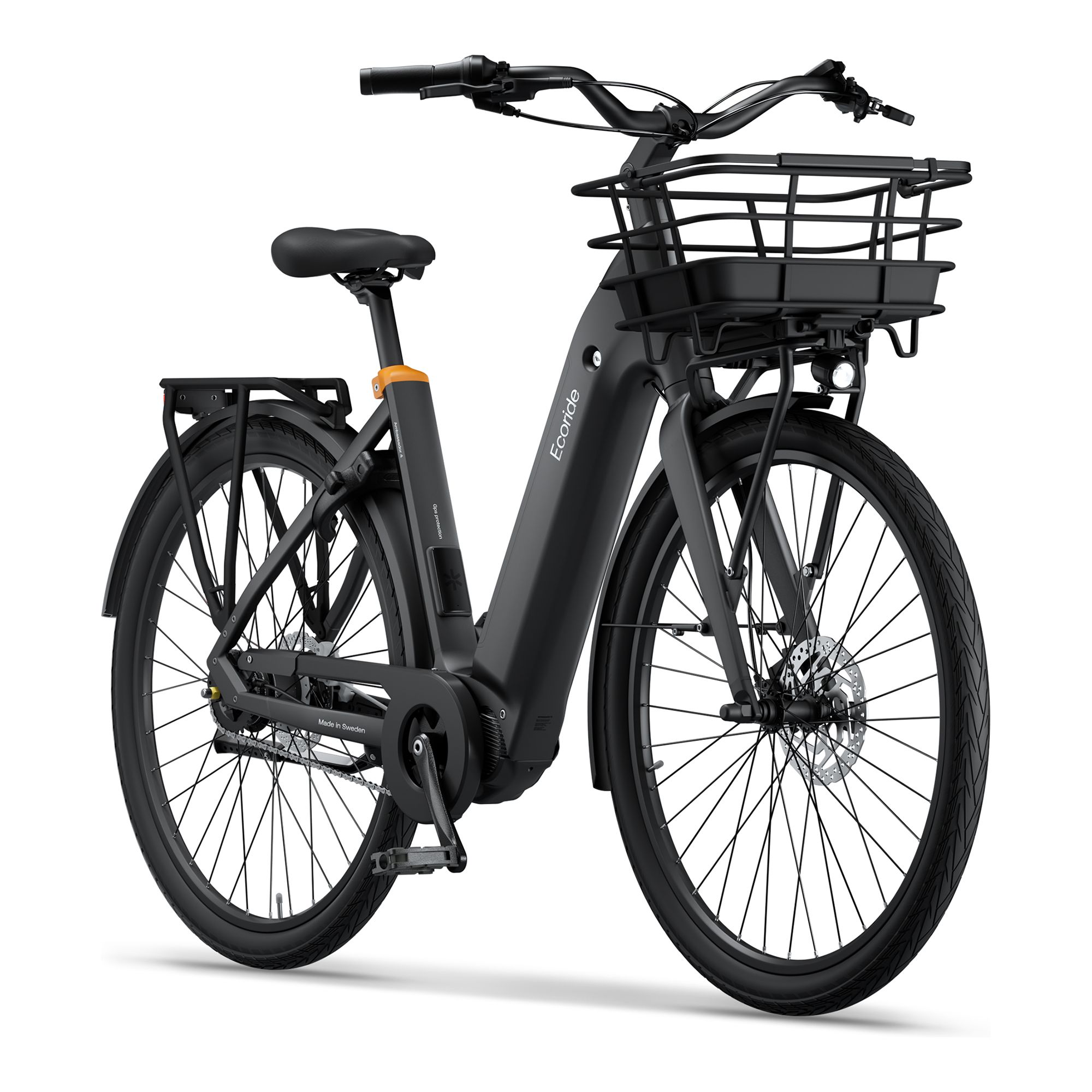 Ecoride Ambassador 4 Mittmotor, Kedja, Skivbroms Elcykel City - 2