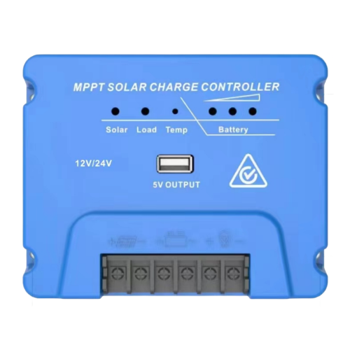 MPPT solcellsregulator 10A - 12/24V - Solmax