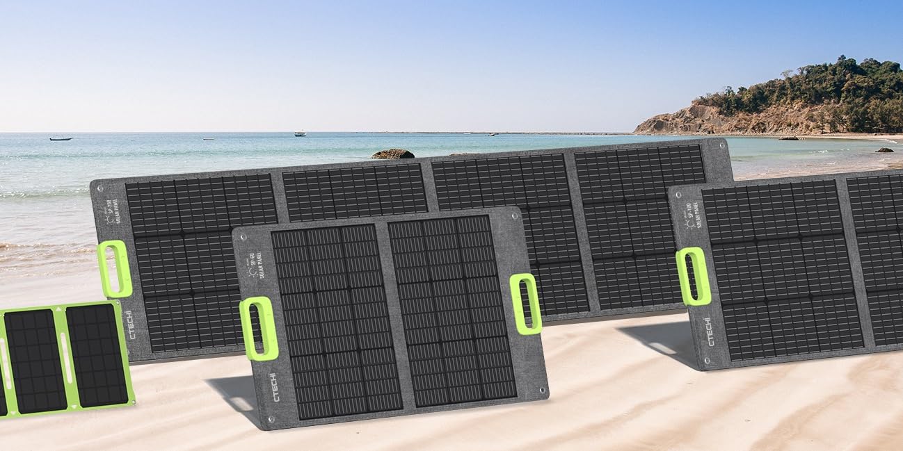 Solpanel bärbar och vikbar */ Läs mer här! 
