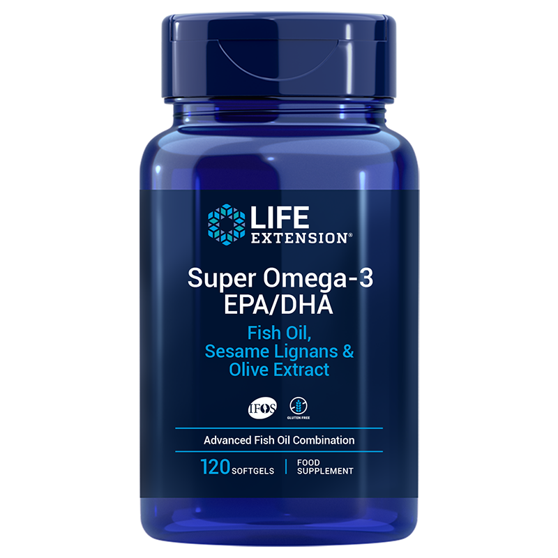 Life Extension Super Omega-3 EPA/DHA – Högkvalitativ Fiskolja (120 softgels)