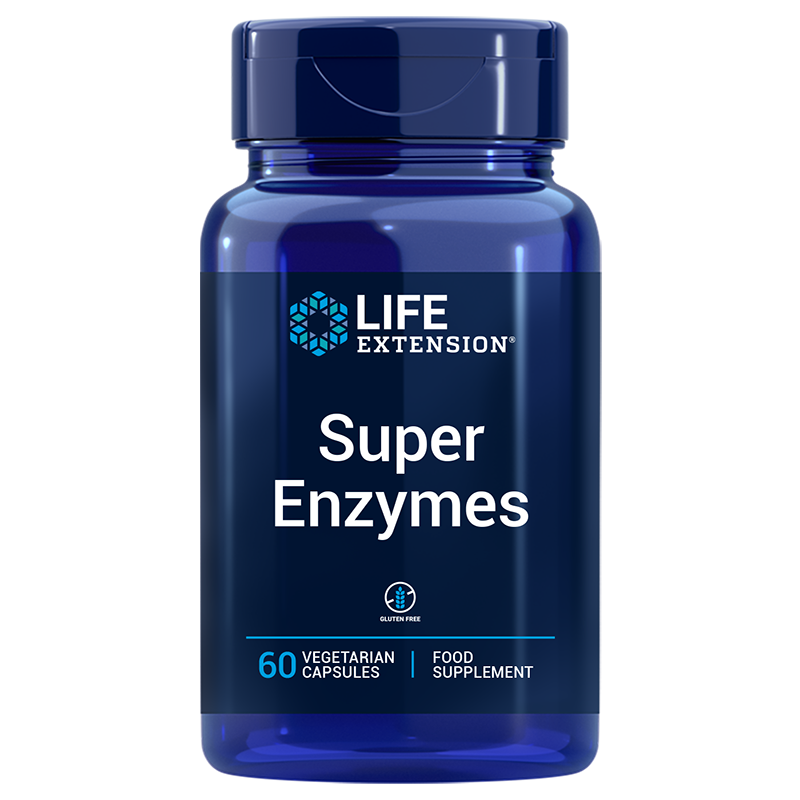 Life Extension Super Enzymes – Matsmältningsenzymer (60 kapslar)