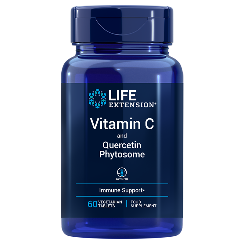 Life Extension Vitamin C & Bio-Quercetin – Immunförsvar (60 st)