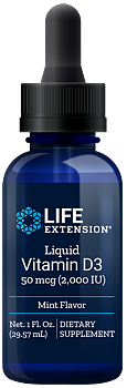 Life Extension Liquid Vitamin D3 2000 IE – Flytande D-vitamin