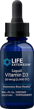 Life Extension Liquid Vitamin D3 2000 IE – Flytande D-vitamin