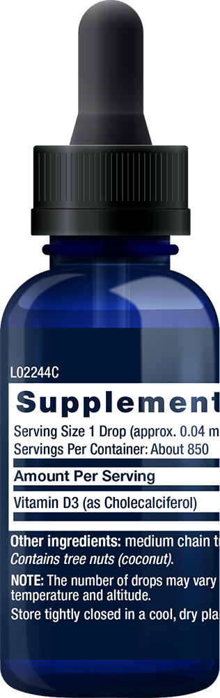 Life Extension Liquid Vitamin D3 2000 IE – Flytande D-vitamin - 2
