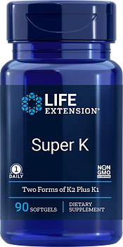 Life Extension Super K Advanced K2 Complex – Vitamin K (90 softgels)