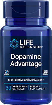 Life Extension Dopamine Advantage – Mentalt Fokus & Humör (30 kap)