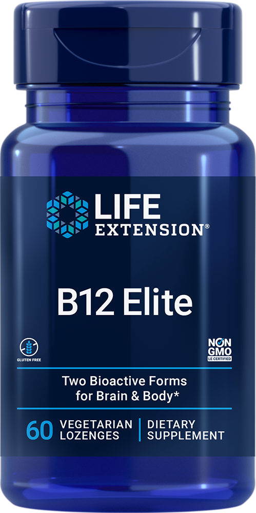 Life Extension B12 Elite – Högdos Vitamin B12 Sugtabletter (60 st)