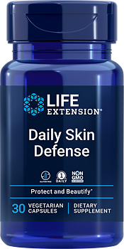 Life Extension Daily Skin Defense – Näring för Huden (30 kapslar)