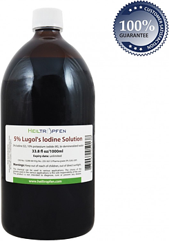 Heiltropfen 5% Lugols Iodine Solution – Jodlösning 1 Liter