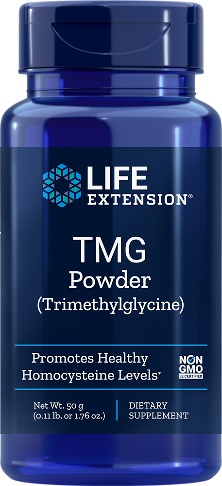 Life Extension TMG Powder – Trimetylglycin Pulver (50g) - BF 07/26