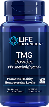 Life Extension TMG Powder – Trimetylglycin Pulver (50g) - BF 07/26