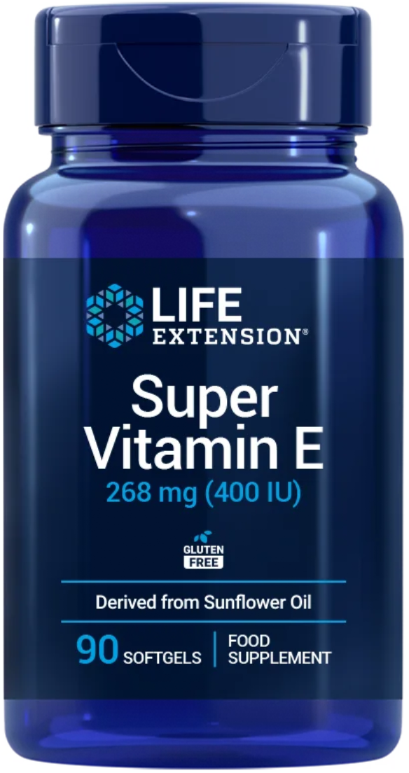 Life Extension Super Vitamin E 400 IE – Antioxidant (90 kap) - BF 07/26