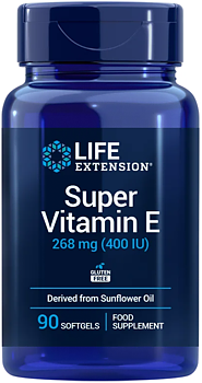 Life Extension Super Vitamin E 400 IE – Antioxidant (90 kap) - BF 07/26