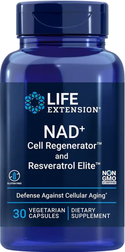 Life Extension NAD+ Cell Regenerator & Resveratrol Elite