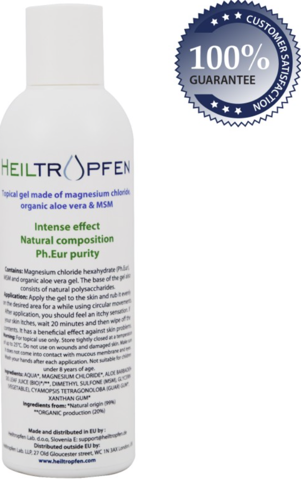 Heiltropfen Magnesium Gel with Aloe Vera & MSM – Muskelgel - 3