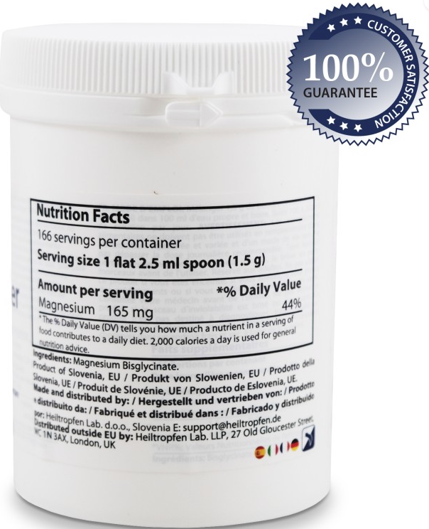 Heiltropfen Magnesium Bisglycinate Powder – Magnesium (250g) - 3