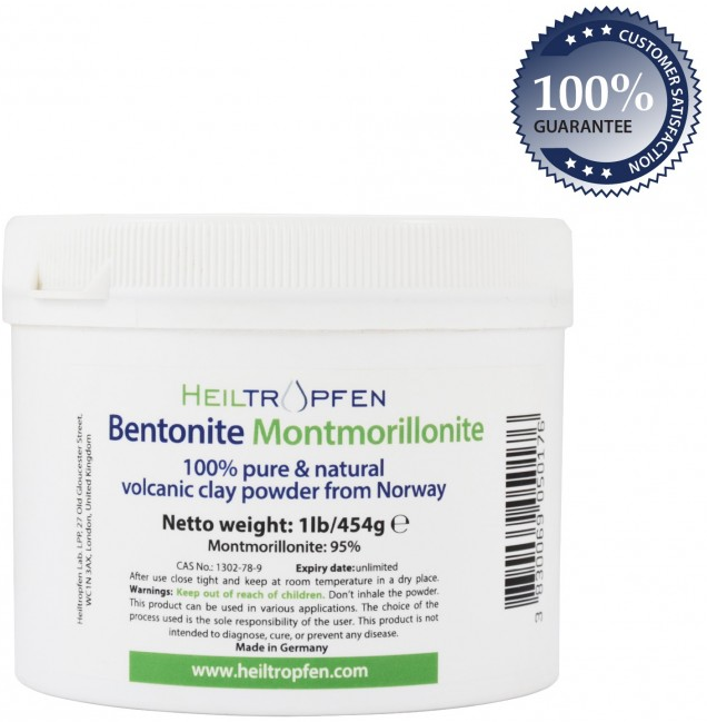 Heiltropfen Bentonite Montmorillonite Clay Powder – Bentonitlera