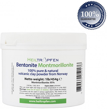 Heiltropfen Bentonite Montmorillonite Clay Powder – Bentonitlera