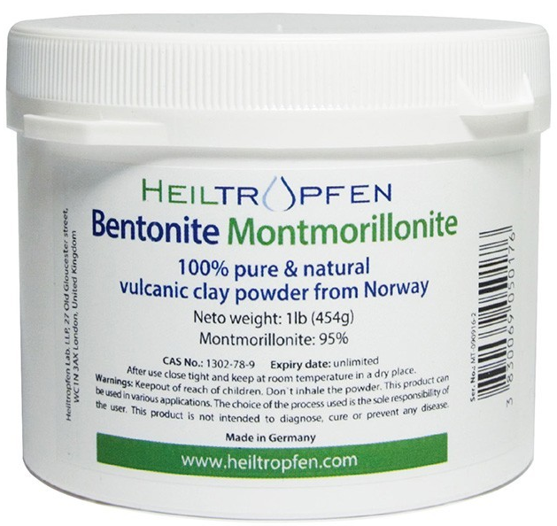 Heiltropfen Bentonite Montmorillonite Clay Powder – Bentonitlera - 2