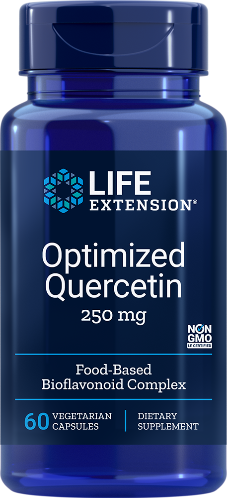 Life Extension Optimized Quercetin 250 mg – Antioxidant (60 kapslar)