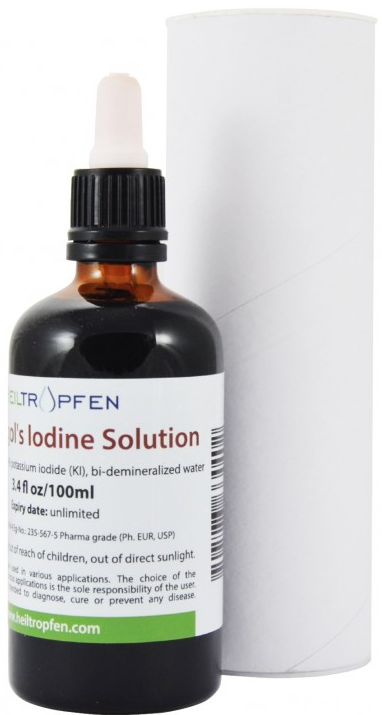 FürstenMED® Lugol Solution 5% Iodine Solution 100 Ml Brown Glass Bottle With Drip Pipette From Germany No Additives - View #11