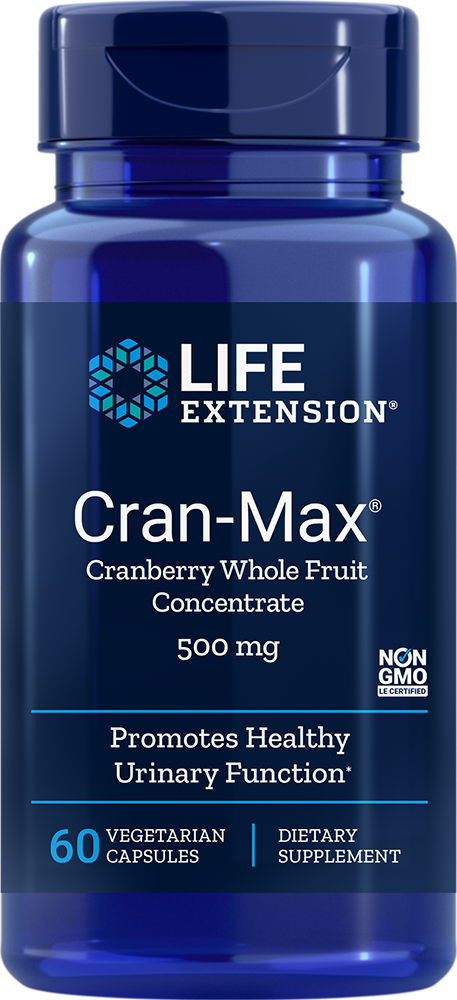 Life Extension Cran-Max Cranberry Extract – Tranbär (60 kap) - BF 09/26