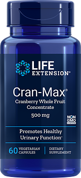 Life Extension Cran-Max Cranberry Extract – Tranbär (60 kap) - BF 09/26