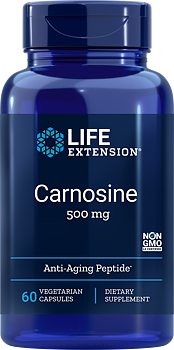Life Extension Carnosine 500 mg – L-Karnosin Antioxidant - BF 09/26