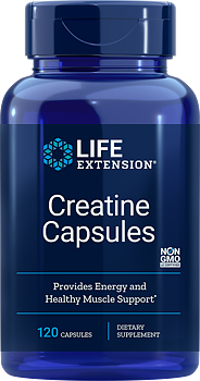 Life Extension Creatine – Kreatinkapslar (120 kap) - BF 09/26