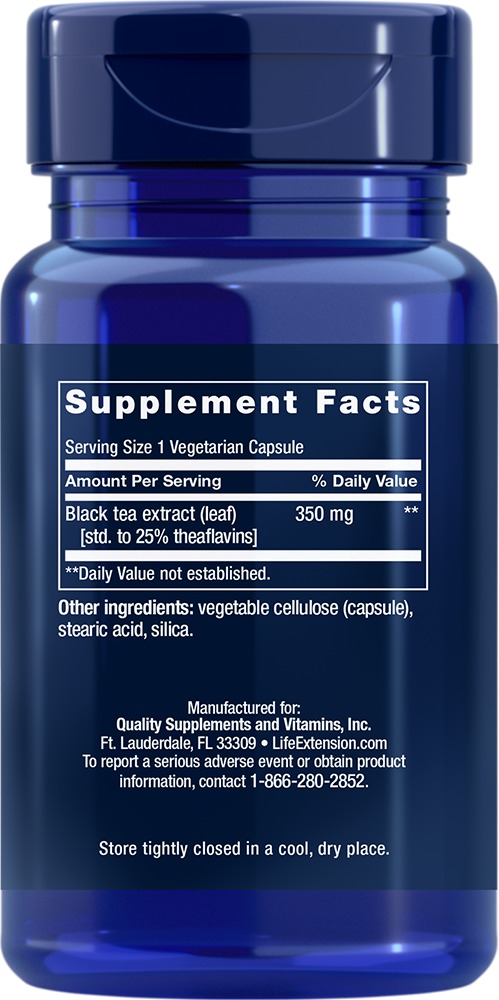 Life Extension Theaflavin Standardised Extract (30 kap) - BF 04/26 - 2
