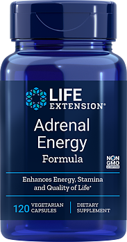 Life Extension Adrenal Energy Formula – Mot Trötthet (120 kapslar) BF 09/26
