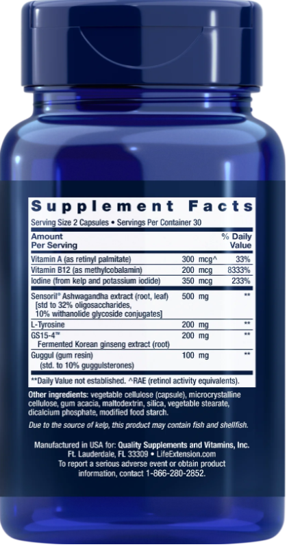 Life Extension Thyroid Support Complex – Sköldkörtelhälsa (60 kap)  BF 10/26 - 2