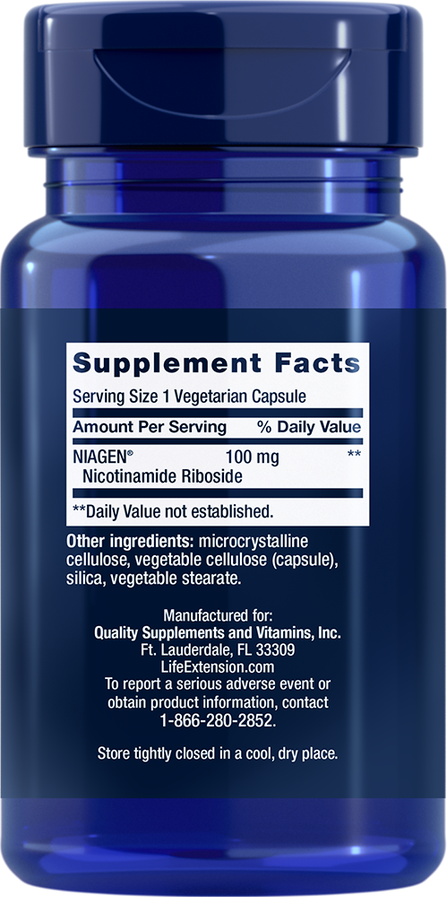 Life Extension NAD+ Cell Formula 100 mg – Cellmetabolism (30 kap) BF 10/26 - 2