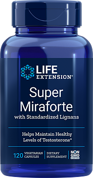 Life Extension Super Miraforte – Hormonbalans för Män (120 kap) BF 10/26