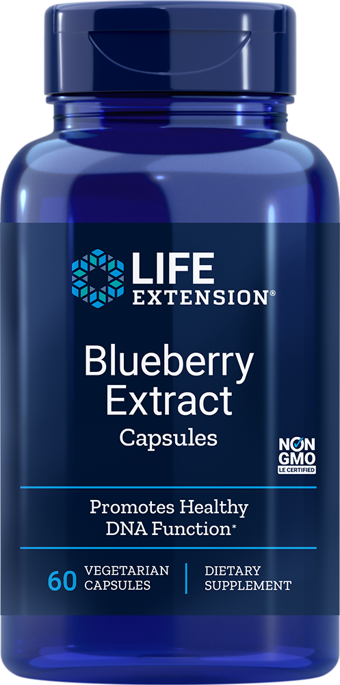 Life Extension Blueberry Extract – Blåbärsextrakt (60 kap) - BF 08/26