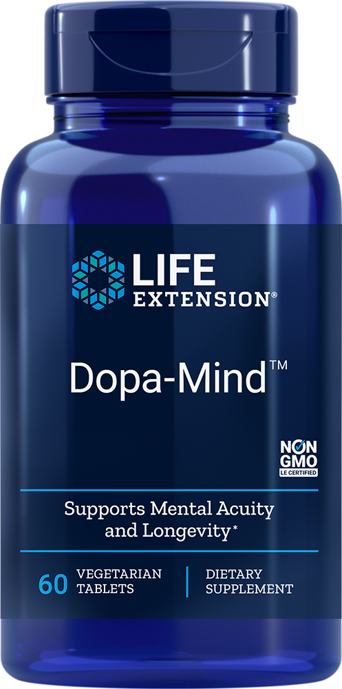 Life Extension Dopa-Mind – Mentalt Välbefinnande (60 tab) - BF 05/26