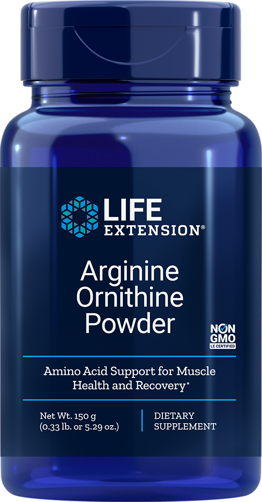 Life Extension Arginine Ornithine Powder (150g) - Bäst före 01/26