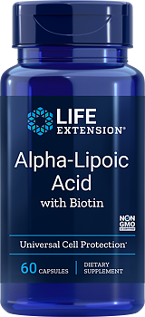 Life Extension Alpha-Lipoic Acid with Biotin – Alfaliponsyra (60 kap)